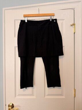 Talbots Active/Tennis Skirt over Pants (Black)- L
